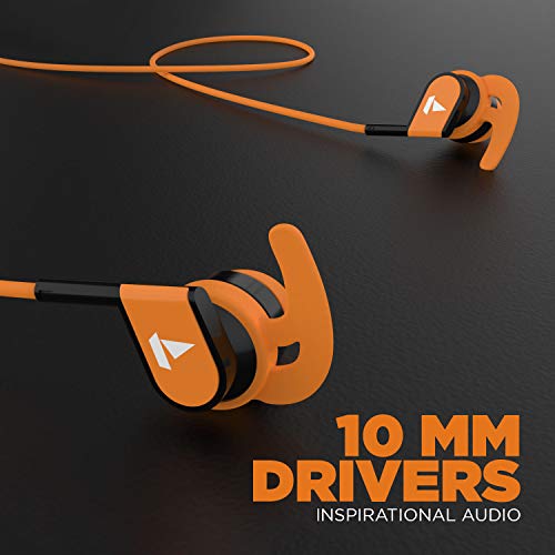 boAt Bassheads 242 in Ear Wired Earphones with Mic(Orange)