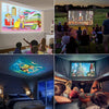 Mini Projector With Hdmi Cable,50 Lumens,Compact And Portable,Yellow