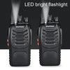 Walkie Talkie for Kids Light Weight with Rechargeable Battery - 2 Way Radio Fun and - Set of 2 - Black Playtime Adventure for Kids and All Ages