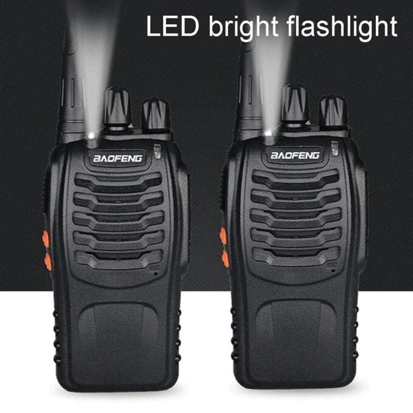 Walkie Talkie for Kids Light Weight with Rechargeable Battery - 2 Way Radio Fun and - Set of 2 - Black Playtime Adventure for Kids and All Ages