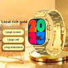 Ultimate Premium 24K Ultra Watch Gold Edition | Ultra HD Display | Bluetooth Calling | Wireless Charging | Unlimited Watch Faces | Multiple Sports Mode