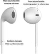 OPPO Wired Earphone Headset (White, In-Ear) with Microphone | 3.5mm Wired Earphones | Hi-Fi Stereo Sound | Deep Bass | Handsfree for Calls | Compatible with Android Devices