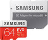 Samsung EVO Plus 64GB Micro SD XC Class 10 100 MB/s Memory Card [ Free AKG Head Phone ]