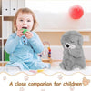 Baby Sound Light Bear Soothe Breathing, Sensory Details Music Lights Rhythmic Breathing Motion Musical for Children to Relax and Sleep Baby Toy Plush Best Gift for Kids