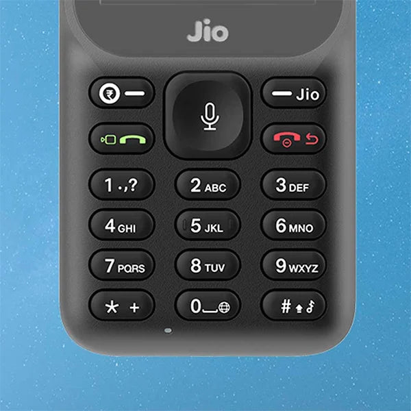 Jio F320B Keypad Mobile Phone with 4G VoLTE, 2.4" Display & 2000mAh Battery