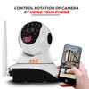 Upgraded V380 Pro HD Smart WiFi Wireless Double Antenna IP CCTV Security Camera with 2 Way Audio, Night Vision (White)