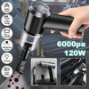 3 IN1 Portable Car Vacuum Cleaner with Blower, USB Rechargeable Wireless Handheld, Traveling, Camping, Reusable