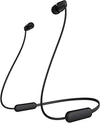 Sony WI-C200 Wireless Headphones with 15 Hrs Battery Life, Quick Charge, Magnetic Earbuds for Tangle Free Carrying, BT ver 5.0,Work from home, In-Ear Bluetooth Headset with mic for phone calls (Black)