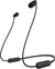 Sony WI-C200 Wireless Headphones with 15 Hrs Battery Life, Quick Charge, Magnetic Earbuds for Tangle Free Carrying, BT ver 5.0,Work from home, In-Ear Bluetooth Headset with mic for phone calls (Black)