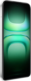 Front view of Infinix Hot 70 Pro 5G in Mirage Green with punch-hole display
