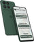 Motorola Moto G67 Power 5G in PANTONE Cilantro shown from the front and back, featuring a 7000mAh battery, 50MP Sony LYTIA 600 camera and Snapdragon 7s Gen 2 processor.
