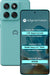 Motorola Edge 60 Fusion 5G in PANTONE Amazonite shown from the front and rear, featuring a 1.5K quad-curved display and 50MP Sony LYTIA 700C camera system.