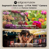 Motorola Edge 60 Fusion 5G camera graphic highlighting the 50MP Sony LYTIA 700C sensor, AI Photo Enhancement, Action Shot and AI Adaptive Stabilization features.