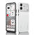 Nothing Phone (4b) 5G in White shown from the front and rear, featuring a soft-touch unibody, transparent camera detailing, dual rear cameras and Nothing OS display