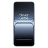 Front view of OnePlus Nord 5 5G in Dry Ice featuring its large 1.5K AMOLED display, slim bezels and centred punch-hole selfie camera