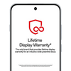 OnePlus Lifetime Display Warranty graphic covering eligible green-line screen issues, subject to parts availability and service-centre terms