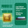 POCO M8 Power 5G performance graphic highlighting memory, UFS 2.2 storage and graphite cooling