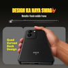 POCO M8x 5G Black quad-curved back design with metallic-finish middle frame