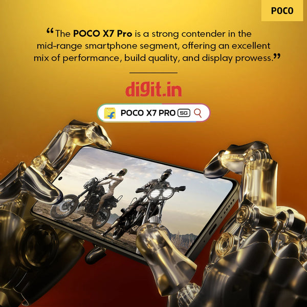 POCO X7 Pro 5G Digit review highlighting performance, build quality and display