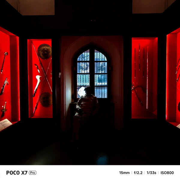 Low-light indoor camera sample captured on POCO X7 Pro 5G