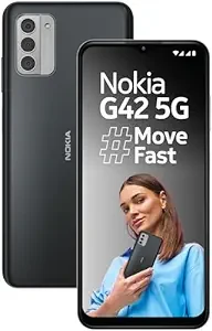 Nokia G42 5G | Snapdragon® 480+ 5G | 50MP Triple AI Camera | 11GB RAM (6GB RAM + 5GB Virtual RAM) | 128GB Storage | 5000mAh Battery | 2 Years Android Upgrades | 20W Charger Included | So Grey