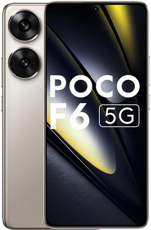 POCO F6 5G Titanium 12GB RAM 256GB ROM