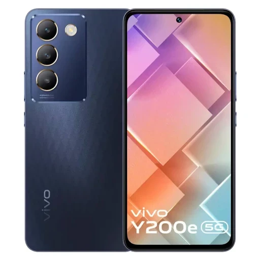 Vivo Y200e 5G 128 GB, 8 GB RAM, Black Diamond, Mobile Phone